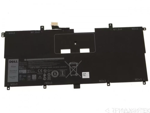 Аккумулятор (акб, батарея) NNF1C для ноутбукa Dell XPS 13 9365 7.6 В, 6000 мАч (оригинал)
