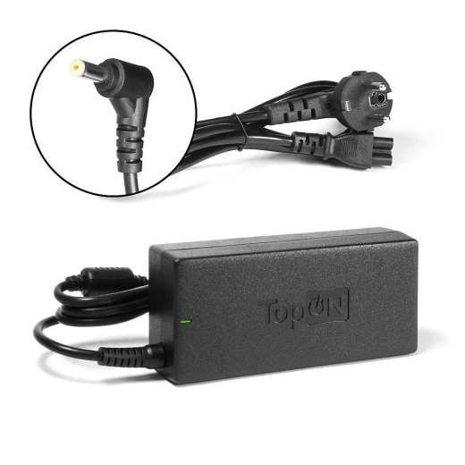 Блок питания (зарядное) TopON TOP-DT02 для ноутбуков HP 19 В, 4.74 А, 4.8x1.7