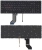 Клавиатура для ноутбука Lenovo IdeaPad Y700 Y700-15ISK черная без рамки (горизонтальный Enter) с подсветкой