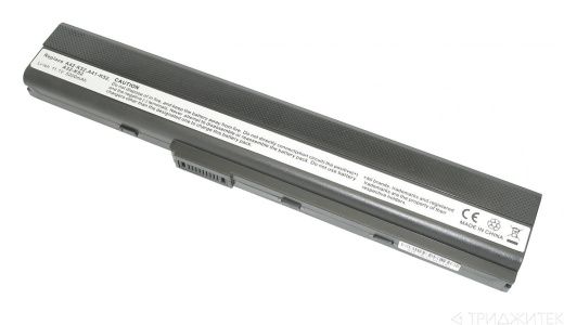 Аккумулятор (батарея) для ноутбука Asus A40, A42, A62, A50, A52, B53, K42, K52, K62, N82, P42, P52, P62, P82, PR067, PR08C, Pro5IJ, Pro5, Pro8, X42, X5I, X52, X67, 5200мАч, 10.8В OEM