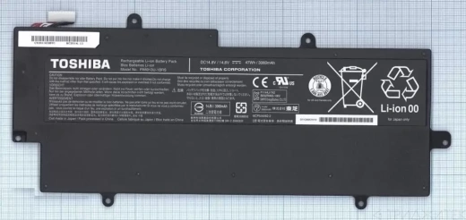 Аккумулятор PA5013U-1BRS для ноутбука Toshiba Portege Z830, Z835, Z930, Z935, Z930-K01S, Z930-K08S 3060 мАч, 14.4В (оригинал)