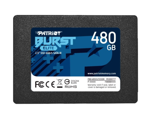 SSD накопитель Patriot 480Gb Burst Elite