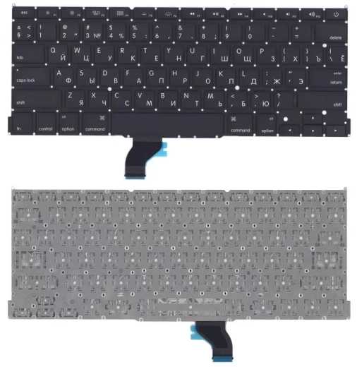 Клавиатура для ноутбука Apple MacBook Pro 13" Retina A1502 2013+ черная плоский Enter