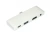 Адаптер Type C на HDMI, USB 3.0 + Audio 3,5 + Type C серебро