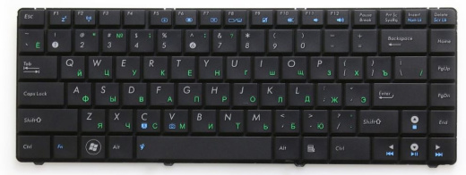 Клавиатура ASUS K40, RU