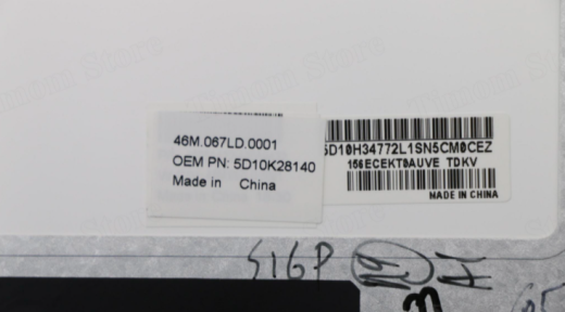 Матрица для Edge 2-1580 2-15 Lenovo 80QF в сборе, 28140 FHD 1920*1080 , сенсорный экран с дигитайзером
