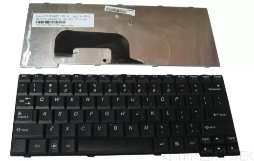 Клавиатура для ноутбука Lenovo IdeaPad S12 чёрная