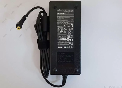 Блок питания (сетевой адаптер) для ноутбука Lenovo 19В, 6.7A, 130Вт, 6.3х3.0мм, без сетевого кабеля (оригинал)