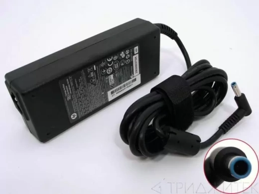Блок питания (сетевой адаптер) для ноутбуков HP 19,5V 4.62A 90W 4.5x3.0, без сетевого кабеля