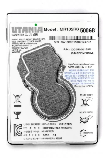 Жесткий диск HDD 2,5" 500GB UTANIA MR102RS Slim