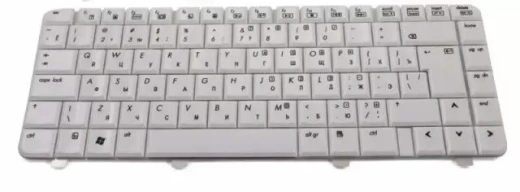 Клавиатура для ноутбука HP MP-05583SU, NSK-H550R (белая)