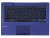 Клавиатура для ноутбука Sony Vaio VPC-SB, VPC-SD черная, верхняя панель в сборе (синяя)