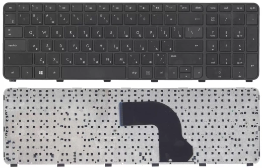 Клавиатура для ноутбука HP Pavilion dv7-7000 черная с рамкой