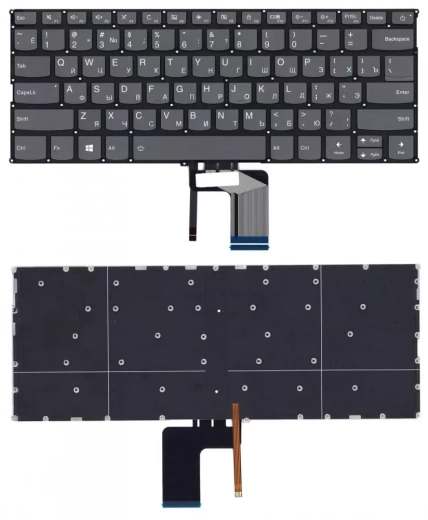 Клавиатура для ноутбука Lenovo Yoga 720-13ISK чёрная с подсветкой