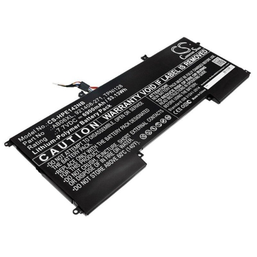 Аккумулятор CameronSino CS-HPE142NB для ноутбука HP 2EX78PA, 2EX79PA, 2EX80PA, 7.7В, 6900 мАч, 53.13 Вт, Li-Polymer, черный