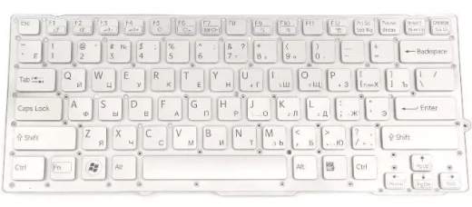 Клавиатура для Sony VPC-SD, VPC-SB Series RU, Silver