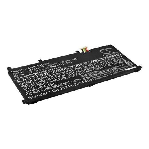 Аккумулятор CameronSino CS-HPE405NB для ноутбука HP Elite x2 1013, ELITE x2 1013 G3, 7.7В, 6400 мАч, 49.28 Вт, Li-Polymer, черный