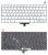 Клавиатура для ноутбука Apple MacBook A1181 13.3" for Intel, белая, большой Enter