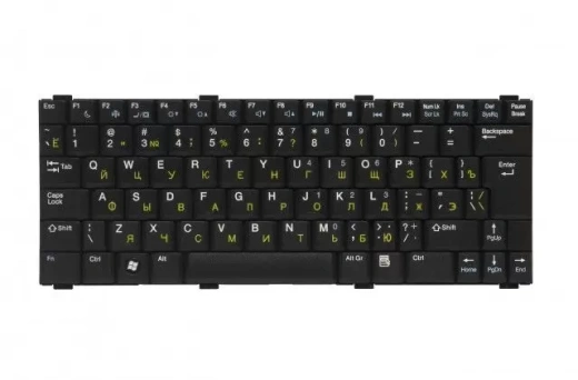 Клавиатура для Dell Vostro 1200 RU, Black