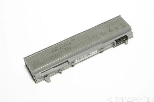 Аккумулятор для ноутбука Dell Latitude E6400, E6410, E6500, E6510, (W1193, PT435), 4400 мАч, 11.1B, серебряный