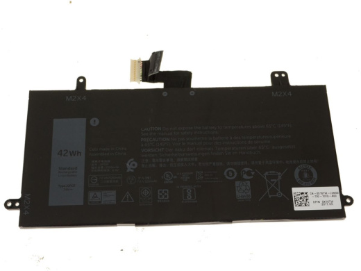Аккумулятор (батарея) для ноутбука Dell Latitude Latitude 5285, 5290, 5289 (J0PGR), 42Wh, 5500мАч, 7.6В