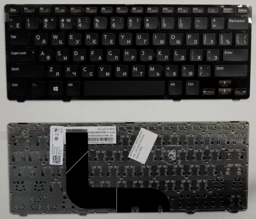 Клавиатура для ноутбука Dell Inspiron 14Z, 14Z-5423, N4110Z, Vostro 3360 чёрная