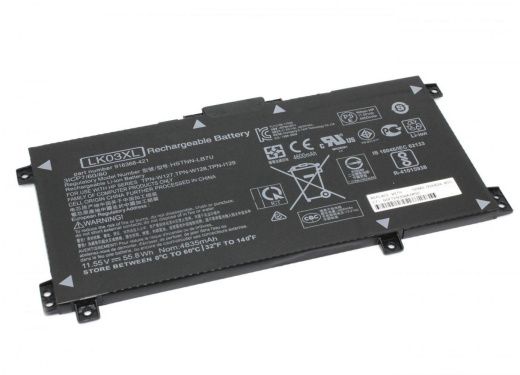 Аккумуляторная батарея для ноутбука HP HSTNN-LB7U (LKO3XL) 11.55V 4835mAh