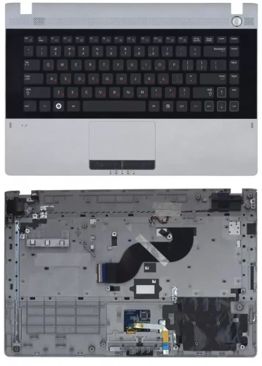 Клавиатура для ноутбука Samsung RV420 with top panel