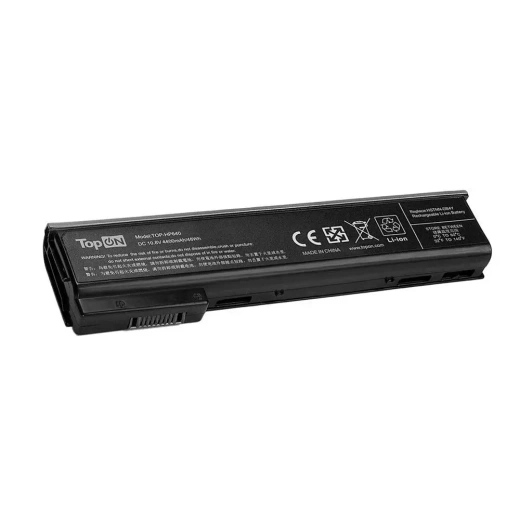 Аккумулятор (акб, батарея) TopON TOP-HP640 для ноутбуков HP 10.8 В, 4400 мАч