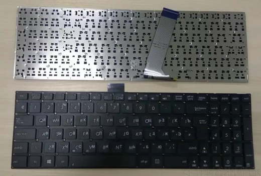 Клавиатура для ноутбука Asus X502, черная