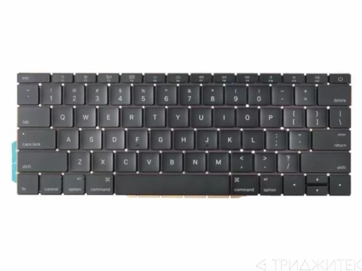 Клавиатура для ноутбука Apple MacBook Pro Retina 13 A1706, Late 2016 Mid 2017, small Enter US