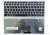 Клавиатура для ноутбука Lenovo IdeaPad U460, U460A, U460S чёрная, рамка серебряная