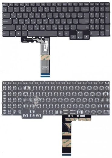 Клавиатура для ноутбука Lenovo IdeaPad 5 Pro-16ACH6 черная