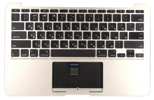 Клавиатура для ноутбука Apple A1370 2010+,, flat ENTER, top panel