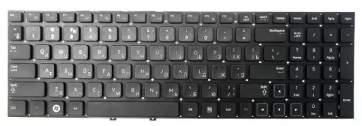 Клавиатура для Samsung P300E5A (15.6) (With palmrest) RU, Black