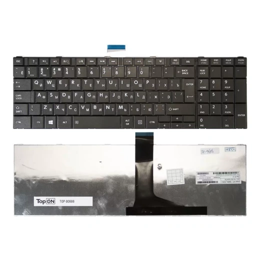Клавиатура для ноутбука Toshiba Satellite C850, C855, C870, C875, L850, L850d Series TOP-90686