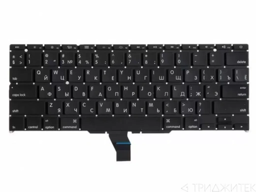 Клавиатура для ноутбука Apple MacBook Air 11 A1370 A1465, Mid 2011 - Early 2017, прямой Enter RUS