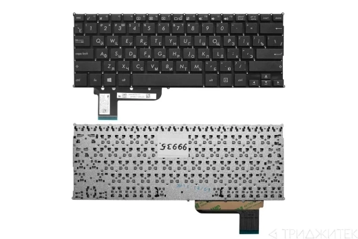 Клавиатура для ноутбука Asus X201, X201E, X202, X202E, S200, S200E чёрная
