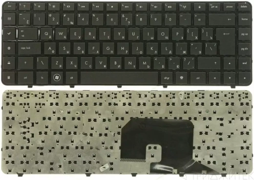 Клавиатура для ноутбука HP Pavilion DV6-3000 чёрная, с рамкой
