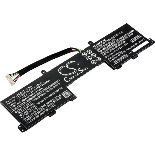 Аккумулятор CameronSino CS-DET137NB для ноутбука Dell Latitude 13 7350, 7.4В, 2700 мАч, 19.98 Вт, Li-Polymer, черный