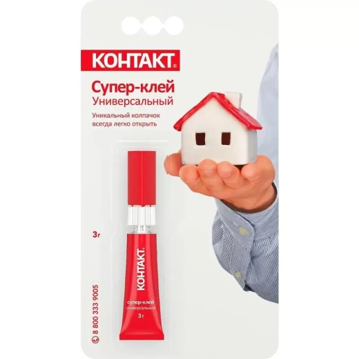 Супер-клей "Контакт" (3г)2