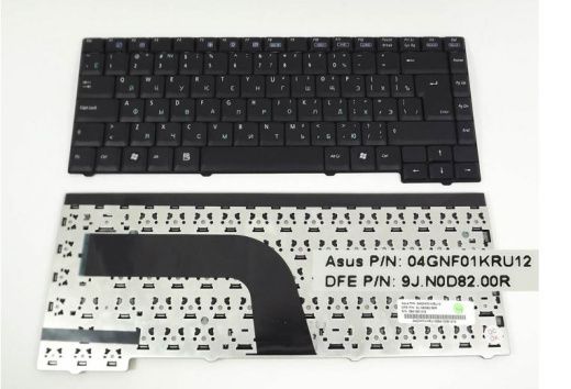 Клавиатура ASUS Z94 A9T X50 X51 X58L BLACK , RU