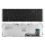 Клавиатура для ноутбука Lenovo Ideapad 100-15, 100-15IBY, B50-10 Series. Плоский Enter. Черная, с черной рамкой. Смещенное крепление