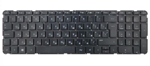 Клавиатура для ноутбука HP Pavilion 15-b, Sleekbook 15, Ultrabook 15, черная без рамки, верт. Enter