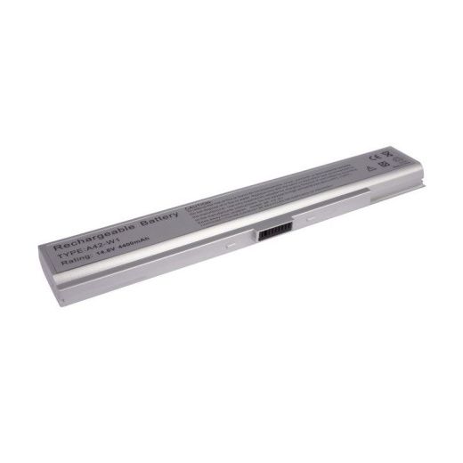 Аккумулятор CameronSino CS-AUW1NB для ноутбука Asus W1, W1000, W1000G, W1000Ga, 14.8В, 4400 мАч, Li-ion, серебро