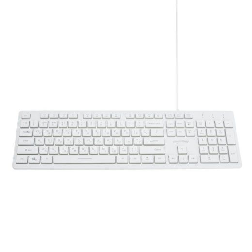 Клавиатура проводная с подсветкой Smartbuy ONE 305 USB белая