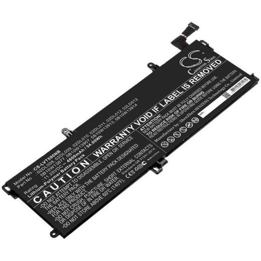 Аккумулятор CameronSino CS-LVT590NB для ноутбука Lenovo ThinkPad T15, 11.25В, 4800 мАч, 54 Вт, Li-Polymer, черный