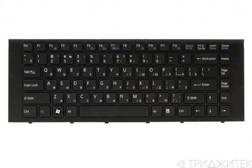 Клавиатура для ноутбука Sony VPC-EH, черная