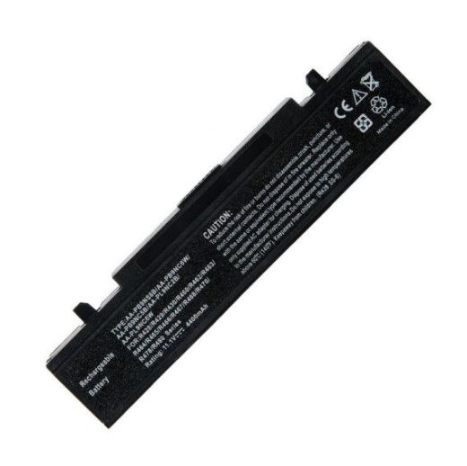 Аккумулятор (батарея) для ноутбука Samsung R420, R510, R580, R530, R780, Q320, R519, R522, 4400мАч, 10.8-11.1В, б.у. Трещина на корпусе