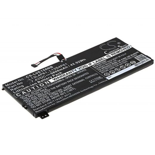 Аккумулятор CameronSino CS-LVE150NB для ноутбука Lenovo Edge 15, Edge 15 80H1, 7.4В, 5800 мАч, 42.92 Вт, Li-ion, черный